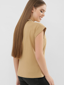 Футболка MarSe модель marse-futbolka-6008v-bezhevj Фото