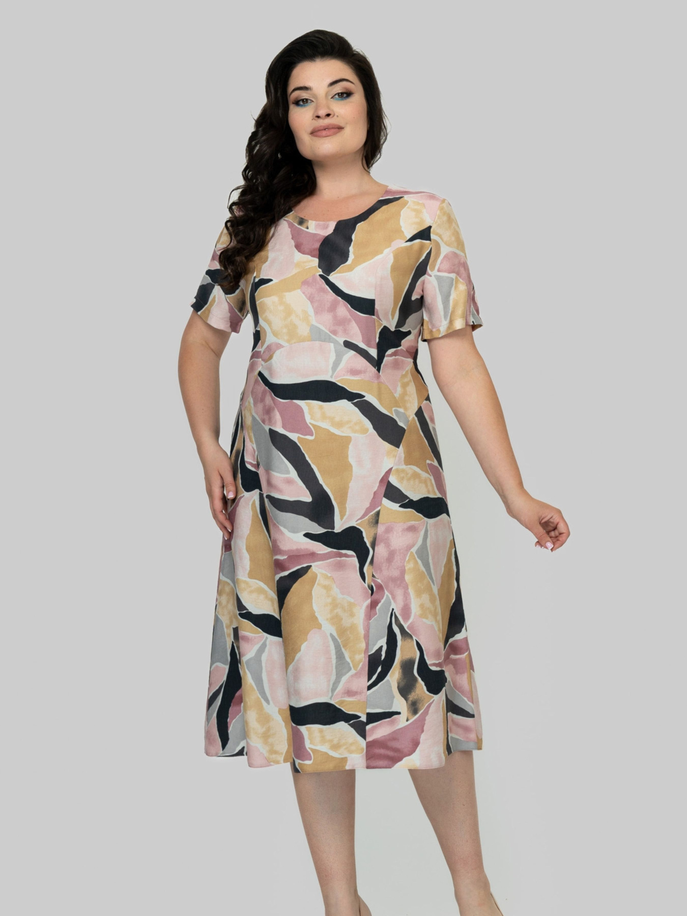 Платье миди All Posa модель ap102459p-abstrakcq Фото