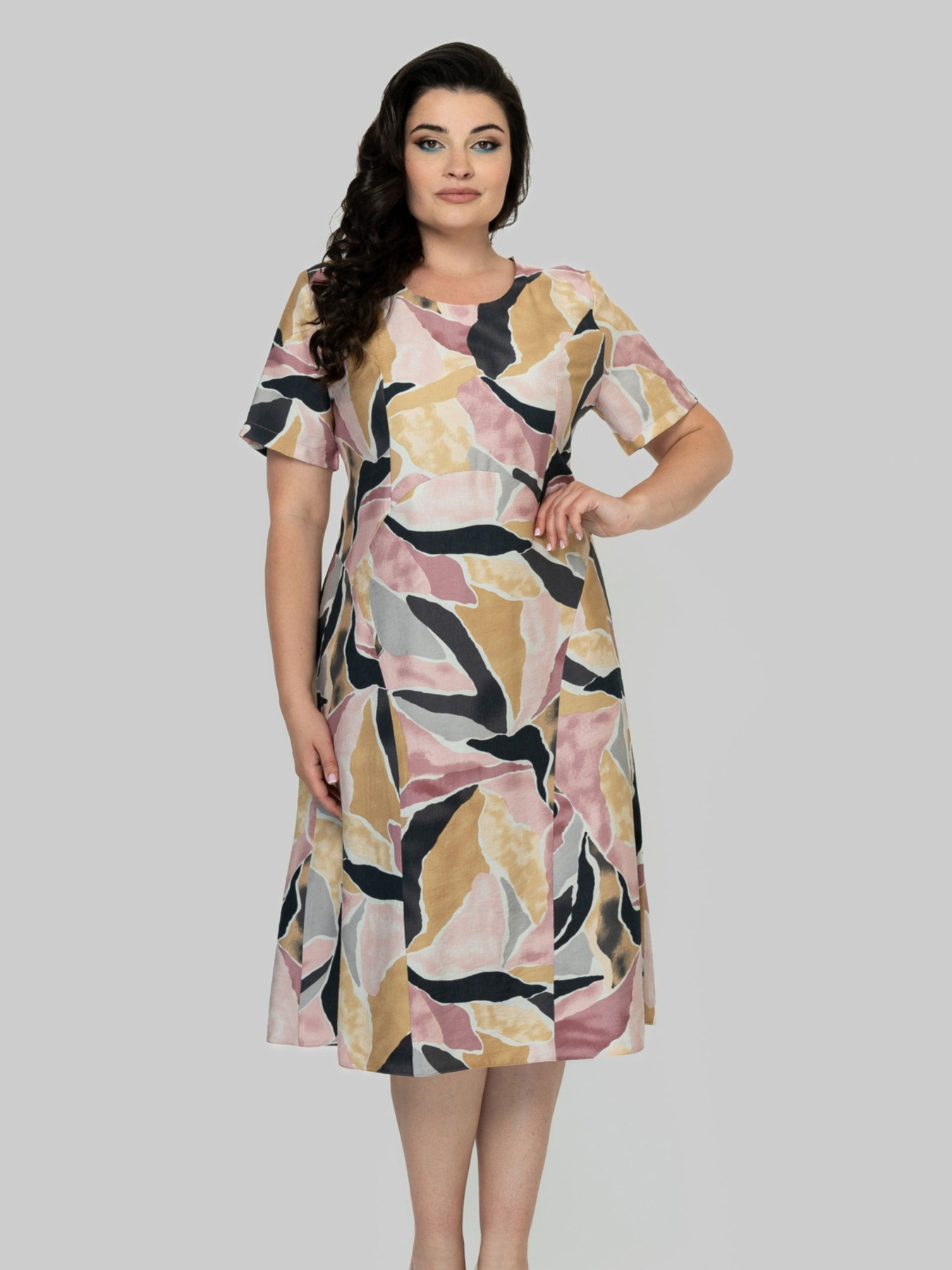 Платье миди All Posa модель ap102459p-abstrakcq Фото