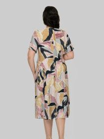 Платье миди All Posa модель ap102459p-abstrakcq Фото