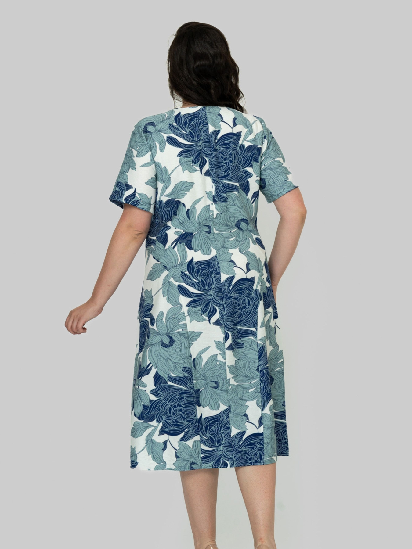 Платье миди All Posa модель ap102459p-molochno-fstashkovij Фото