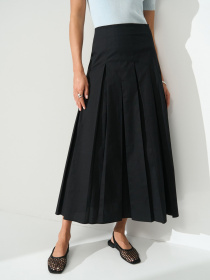 Юбка миди TrikoBakh модель 3074-chornij Фото