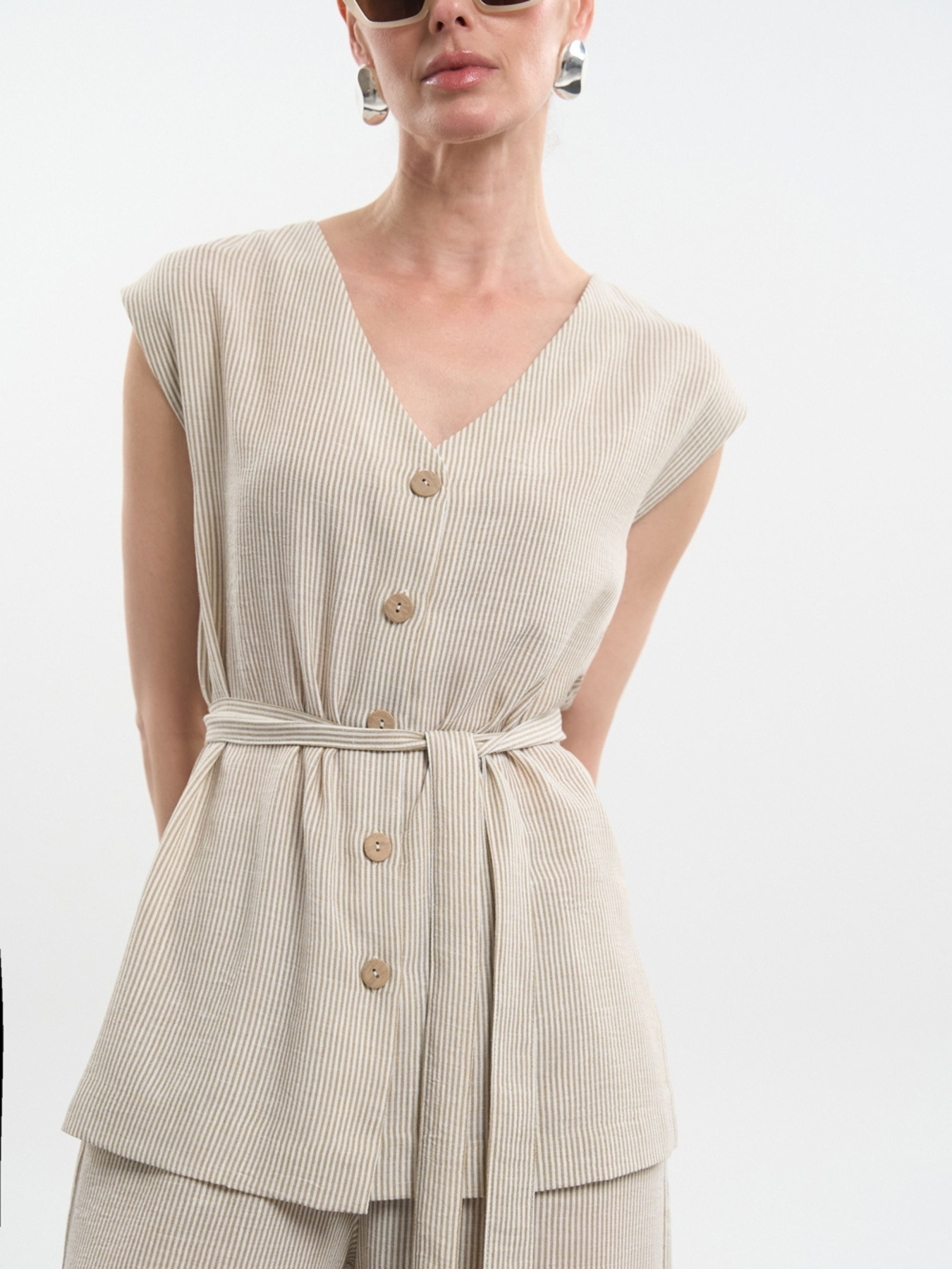 Костюм TrikoBakh Комплект (жилет+штани) модель 3070-kremovo-molochnij Фото