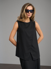 Жилет классический TrikoBakh модель 3061-chornij Фото