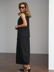 Жилет классический TrikoBakh модель 3061-chornij Фото