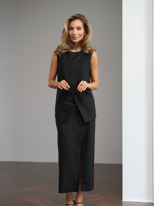 Жилет классический TrikoBakh модель 3061-chornij Фото