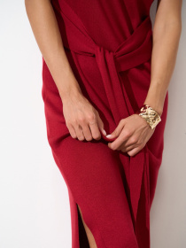 Платье миди TrikoBakh модель 2869-burgund Фото