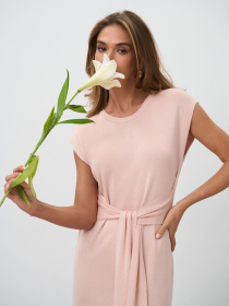 Платье миди TrikoBakh модель 2869-pudrovij Фото