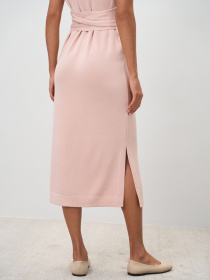 Платье миди TrikoBakh модель 2869-pudrovij Фото