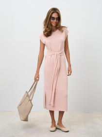 Сукня міді TrikoBakh модель 2869-pudrovij Фото