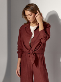 Повседневный костюм TrikoBakh Комплект (сорочка+штани) модель 3057-ticanovij Фото