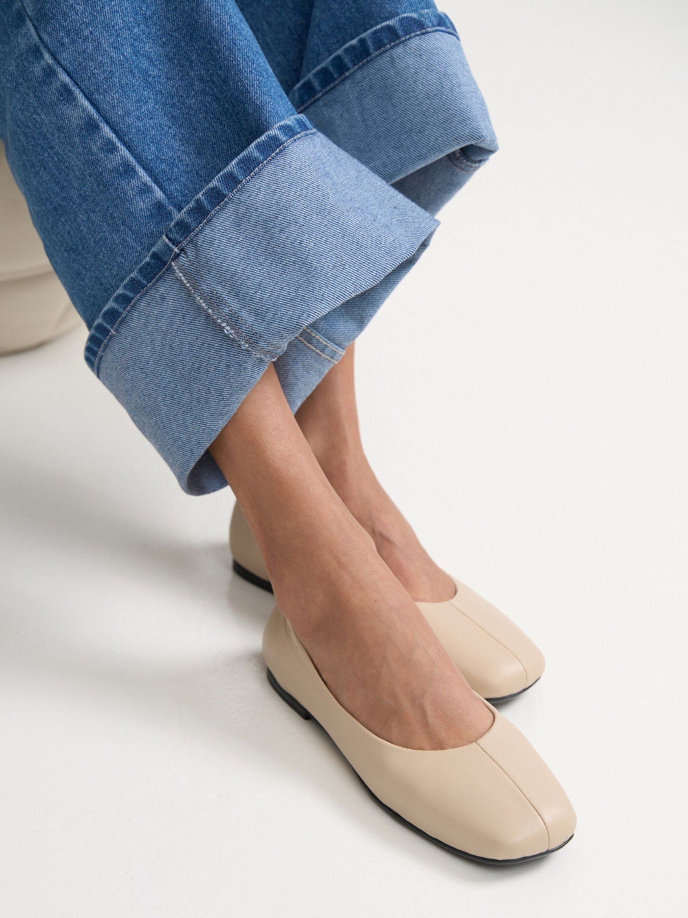 Балетки TrikoBakh модель 7006-bezhevij Фото