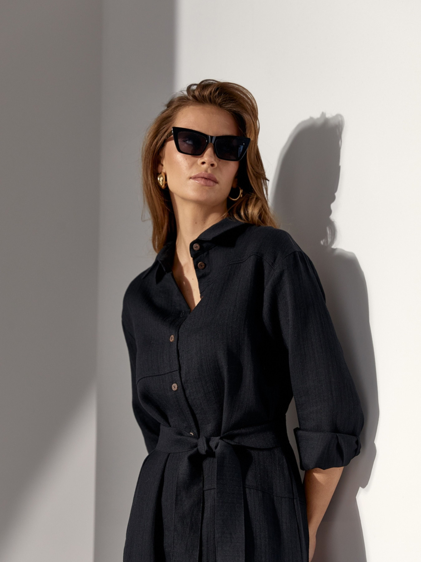 Сукня міді TrikoBakh модель 3063-chornij Фото