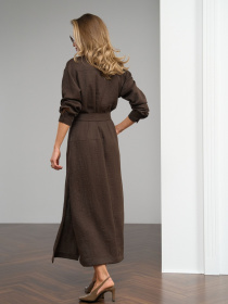 Сукня міді TrikoBakh модель 3063-shokoladnij Фото