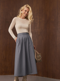 Юбка миди TrikoBakh модель 3068-srij Фото