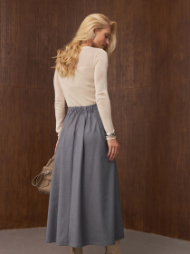Юбка миди TrikoBakh модель 3068-srij Фото