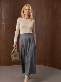 Спідниця міді TrikoBakh модель 3068-srij Фото