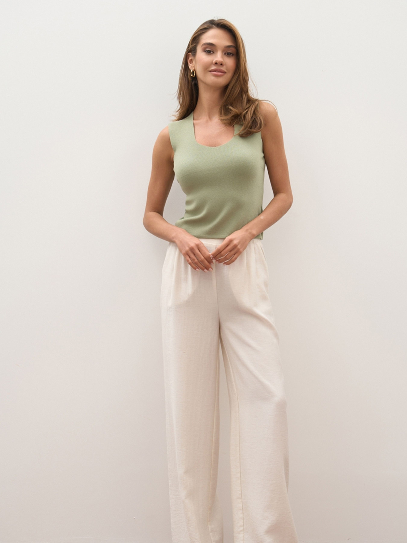 Палаццо TrikoBakh модель 3058-naturalxnij Фото