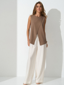 Палаццо TrikoBakh модель 3058-naturalxnij Палаццо TrikoBakh модель 3058-naturalxnij Фото