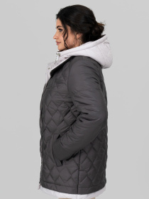 Демисезонная куртка All Posa модель ap102231p-shokolad Фото