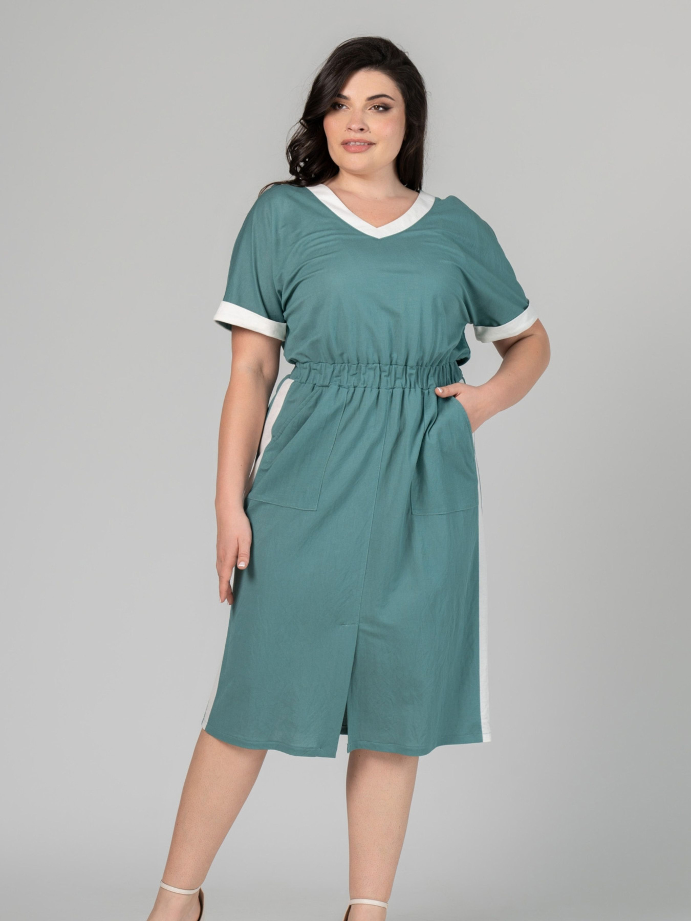 Платье миди All Posa модель ap102071p-polin Фото