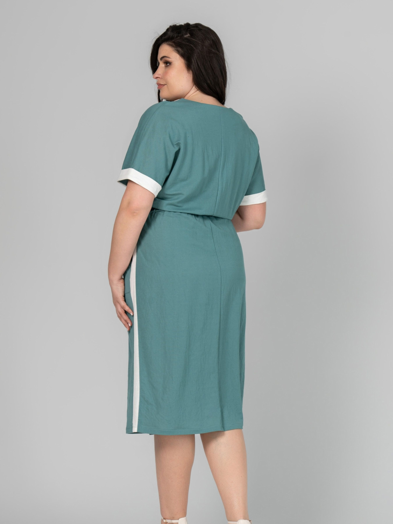 Платье миди All Posa модель ap102071p-polin Фото