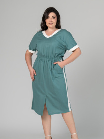 Платье миди All Posa модель ap102071p-polin Фото