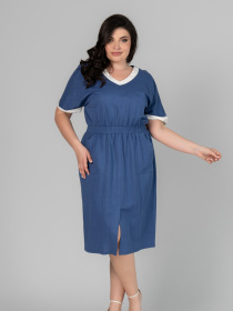 Платье миди All Posa модель ap102071p-dzhins Фото