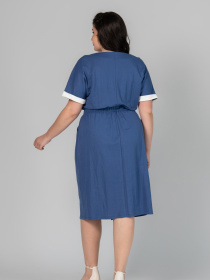 Сукня міді All Posa модель ap102071p-dzhins Фото