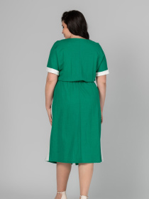 Платье миди All Posa модель ap102071p-zelenij Фото
