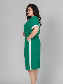 Платье миди All Posa модель ap102071p-zelenij Фото