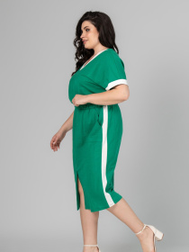 Платье миди All Posa модель ap102071p-zelenij Фото