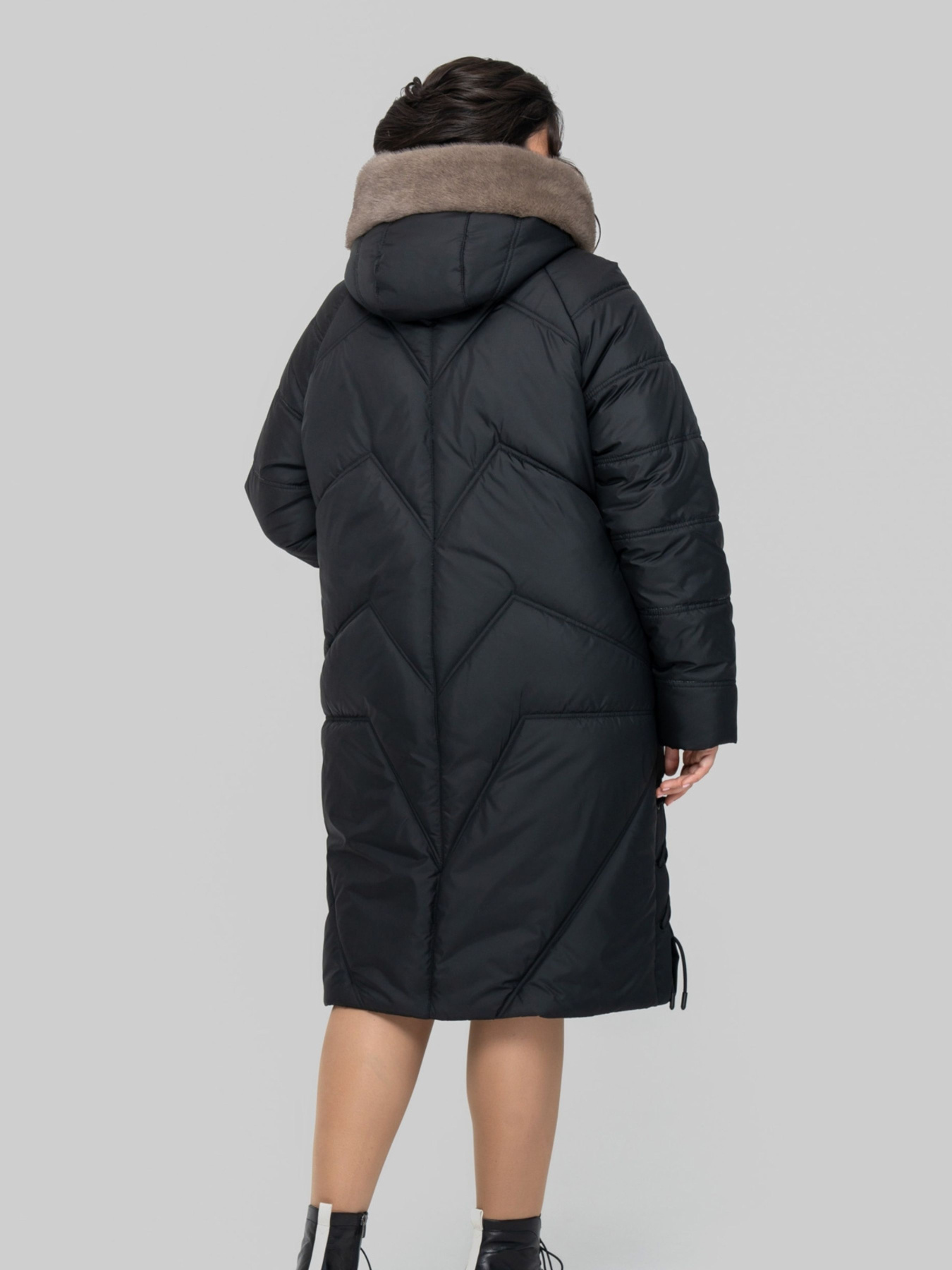 Зимняя куртка All Posa модель ap102216p-chornij Фото