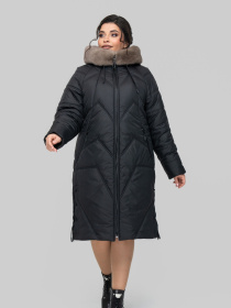Зимняя куртка All Posa модель ap102216p-chornij Фото