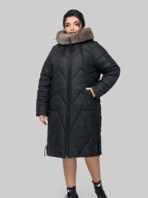 Зимняя куртка All Posa модель ap102216p-chornij Фото