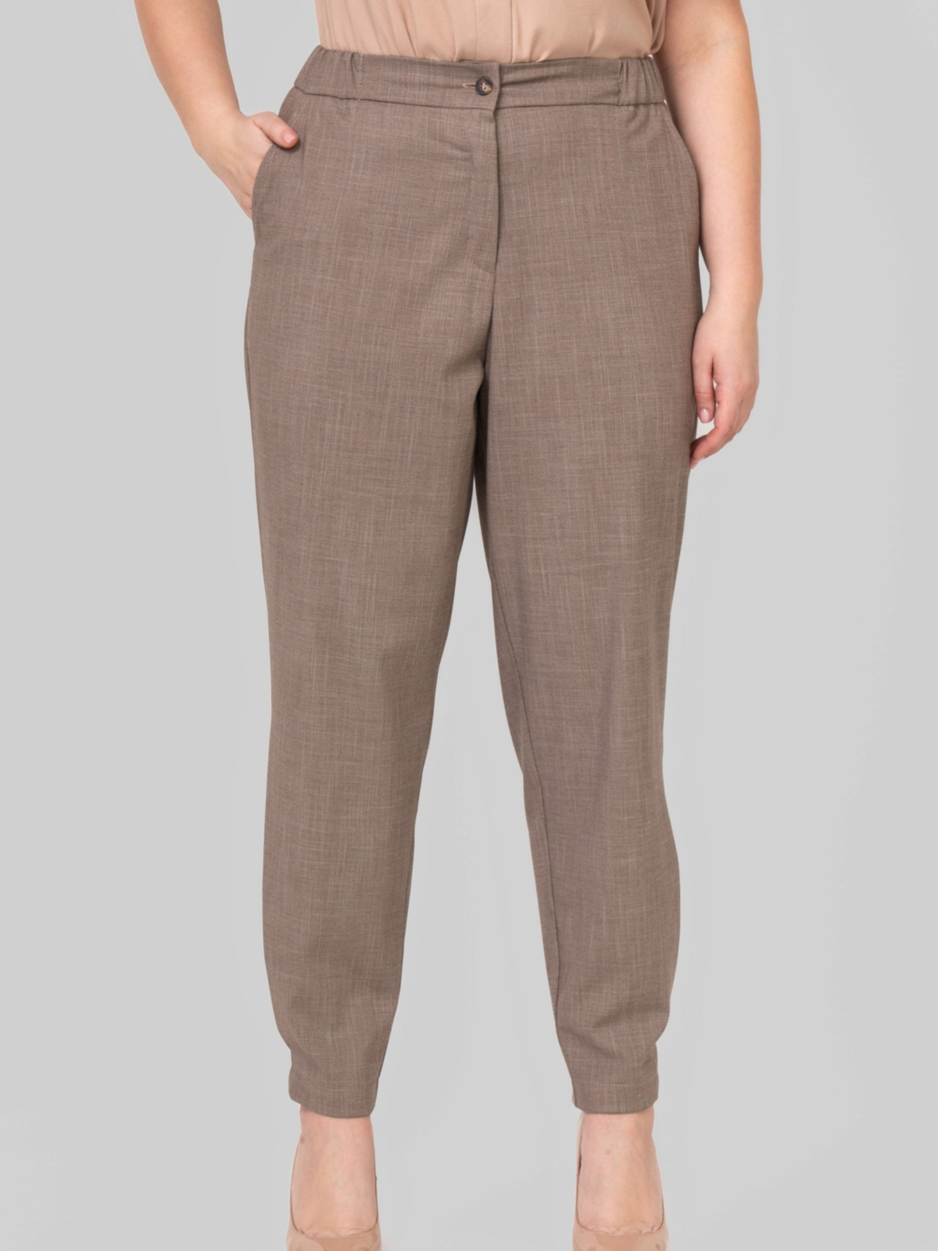 Повседневные штаны All Posa модель ap102411p-korichnevij Фото