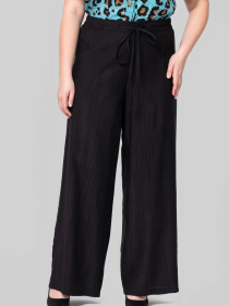 Брюки повседневные All Posa модель ap102383p-chornij-zhatka Фото