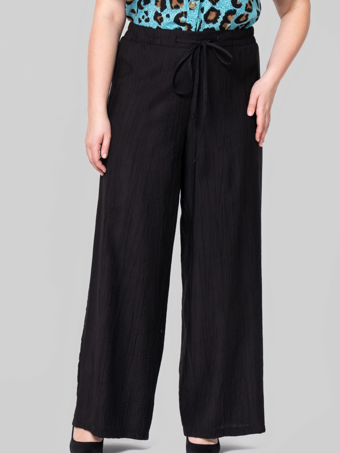 Повседневные штаны All Posa модель ap102383p-chornij-zhatka Фото