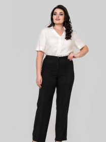 Классические штаны All Posa модель ap102328p-chornij Фото