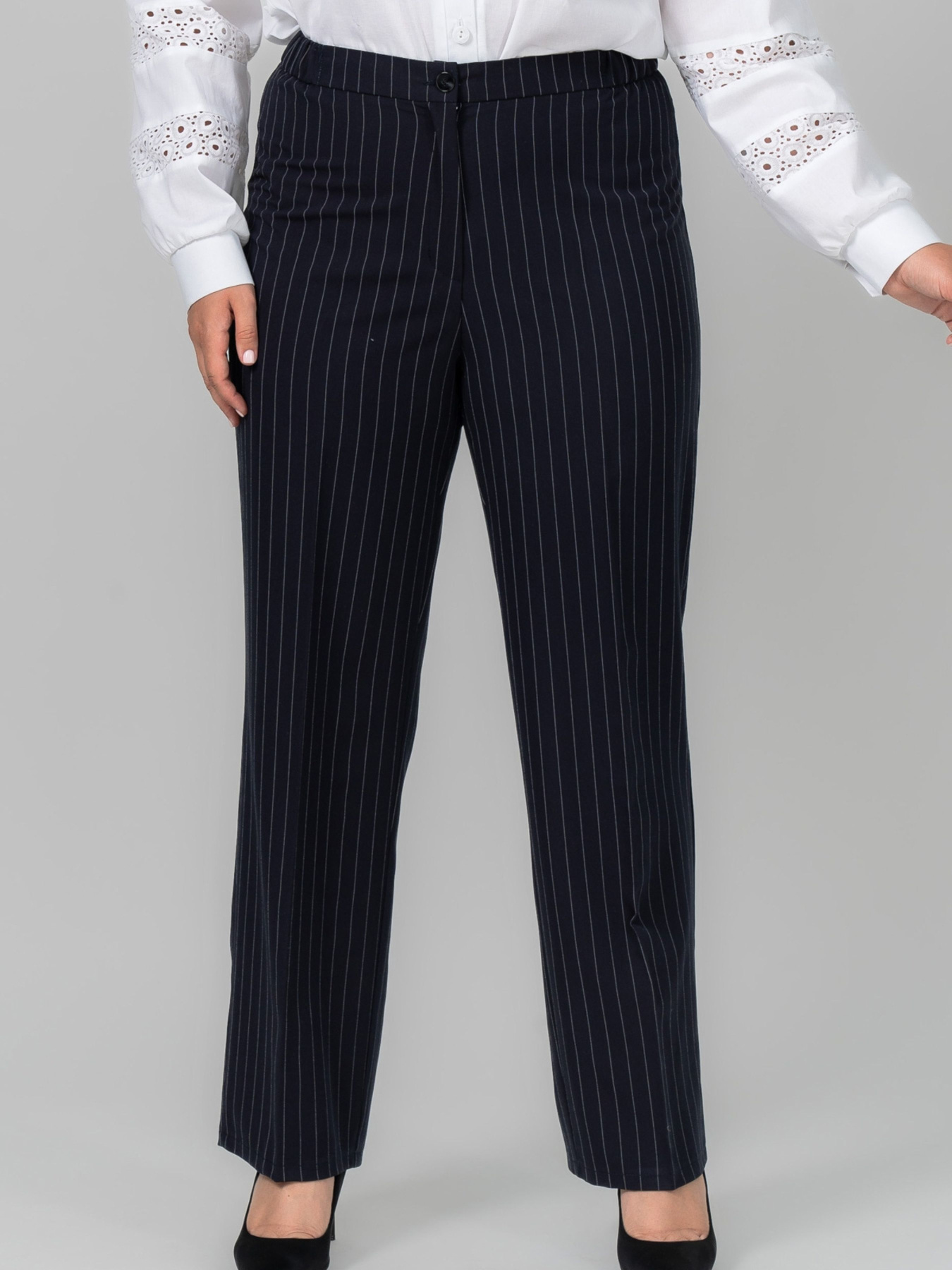 Класичні штани All Posa модель ap102129p-temno-sinj Фото