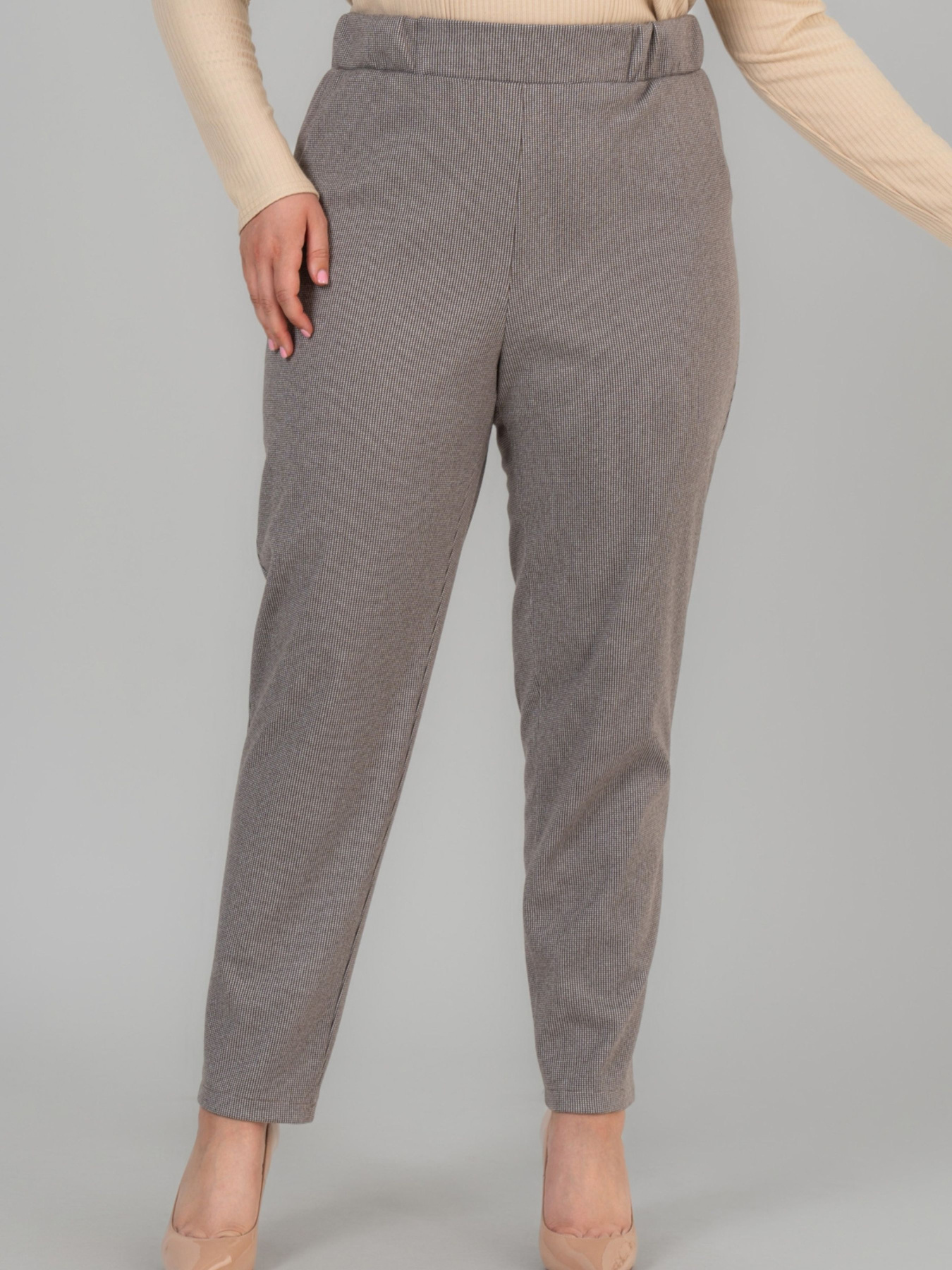 Брюки повседневные All Posa модель ap102050p-kapuchno Фото