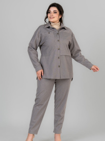 Повседневные штаны All Posa модель ap102050p-kapuchno Повседневные штаны All Posa модель ap102050p-kapuchno Фото