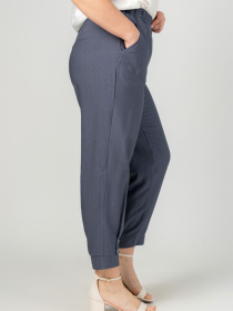 Повседневные штаны All Posa модель ap101896p-temno-buzkovij Фото