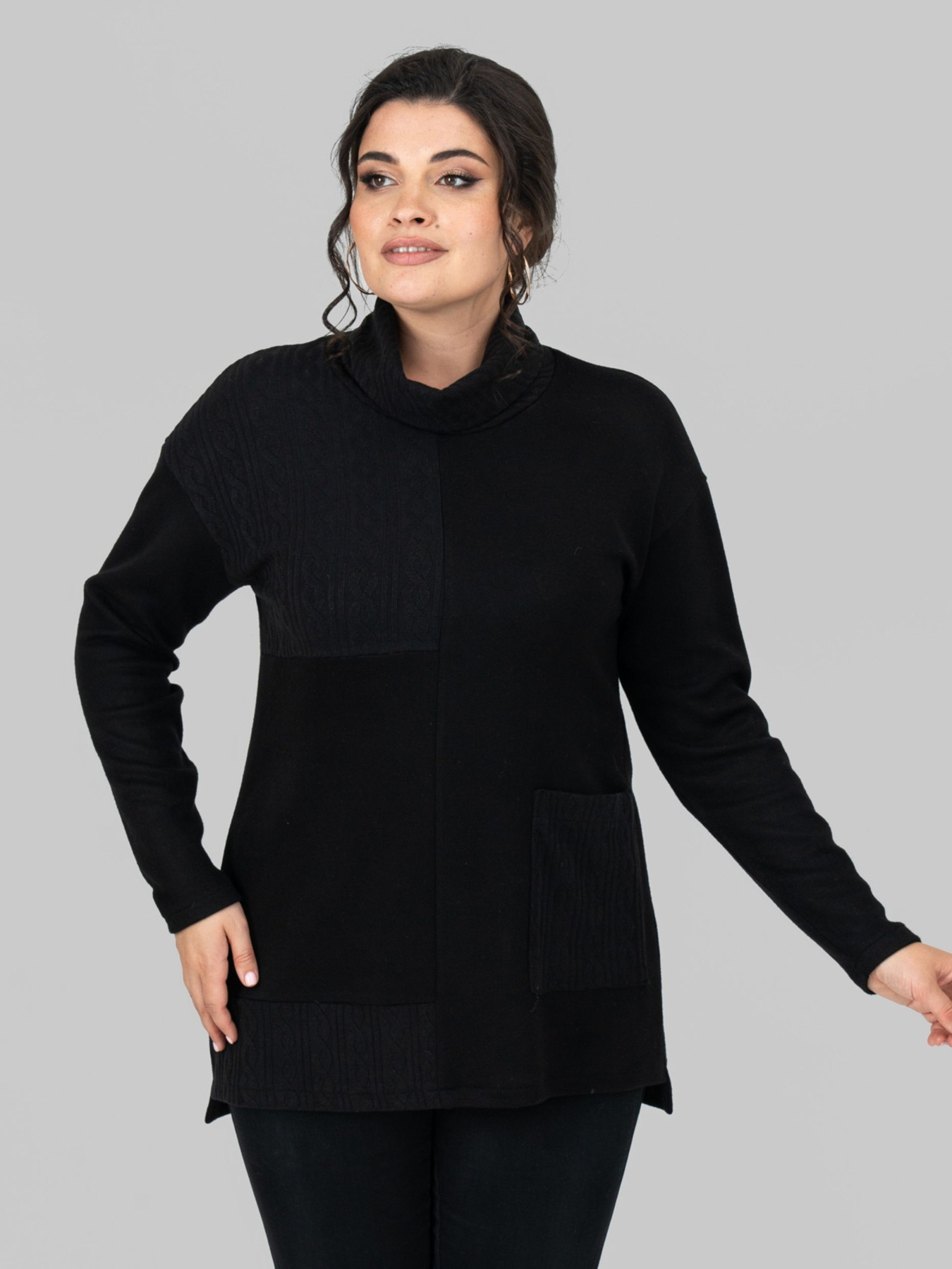 Туніка All Posa модель ap102133p-chornij Фото