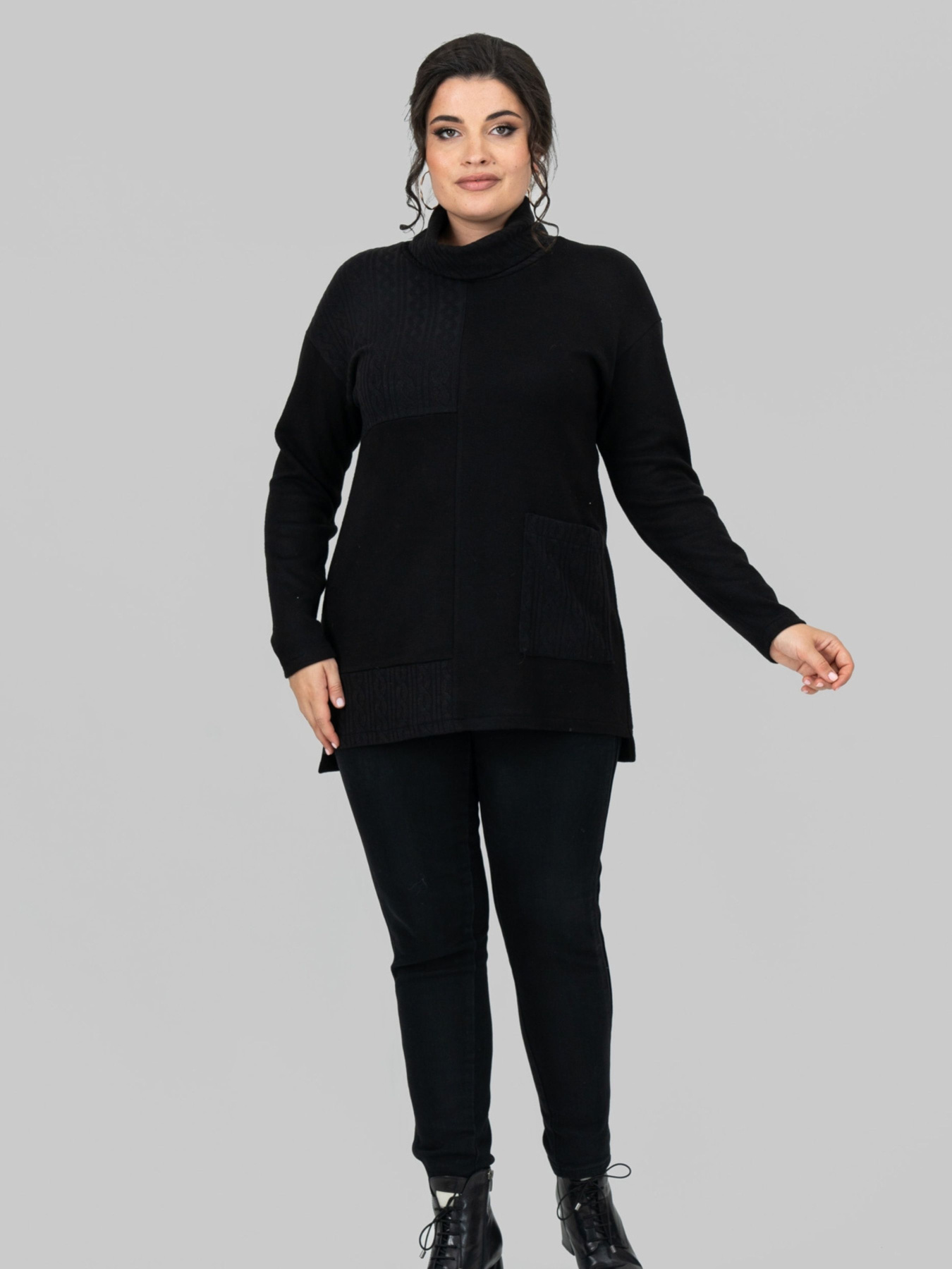 Туніка All Posa модель ap102133p-chornij Фото