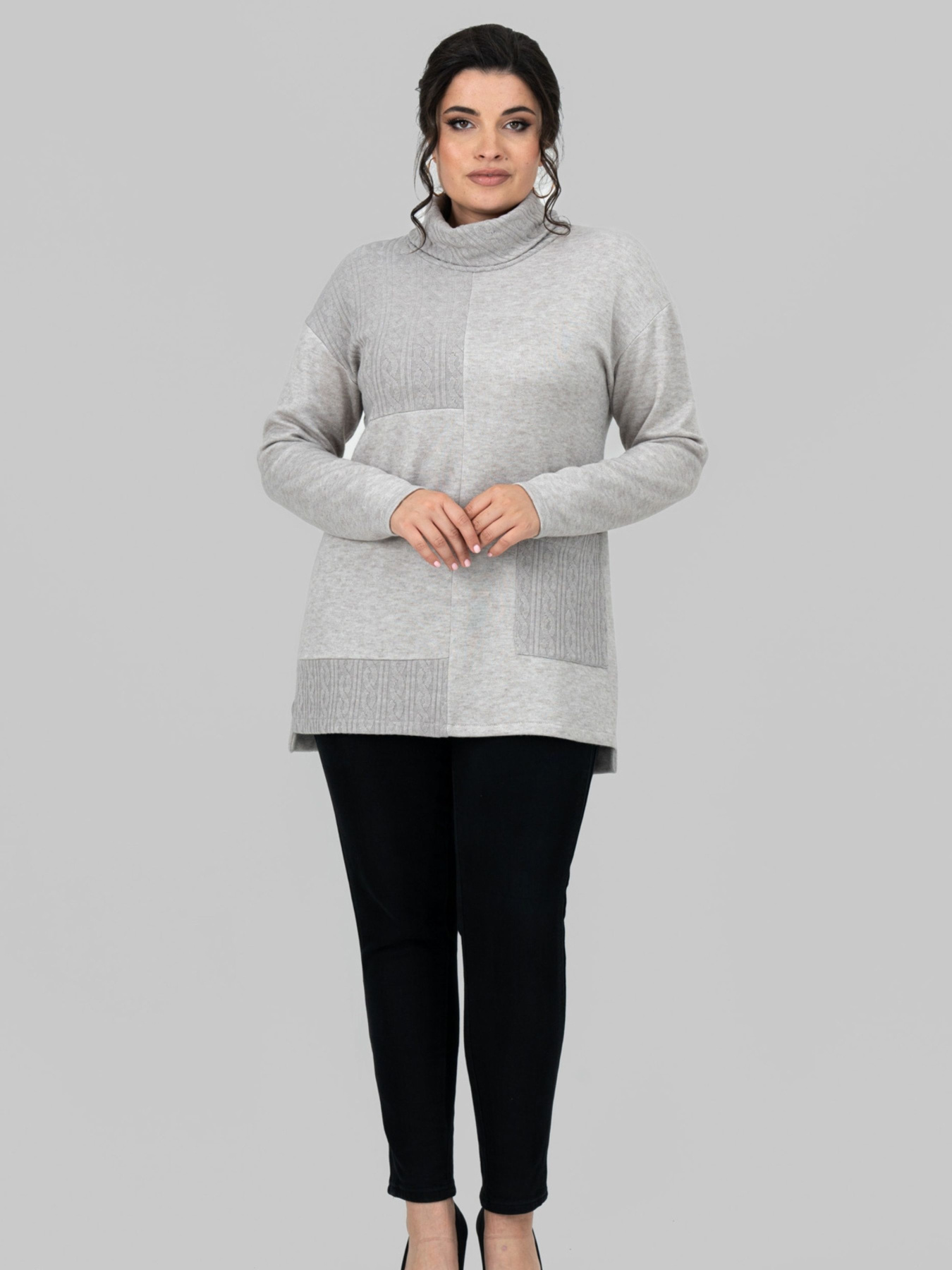 Туника All Posa модель ap102133p-kakao Туника All Posa модель ap102133p-kakao Фото