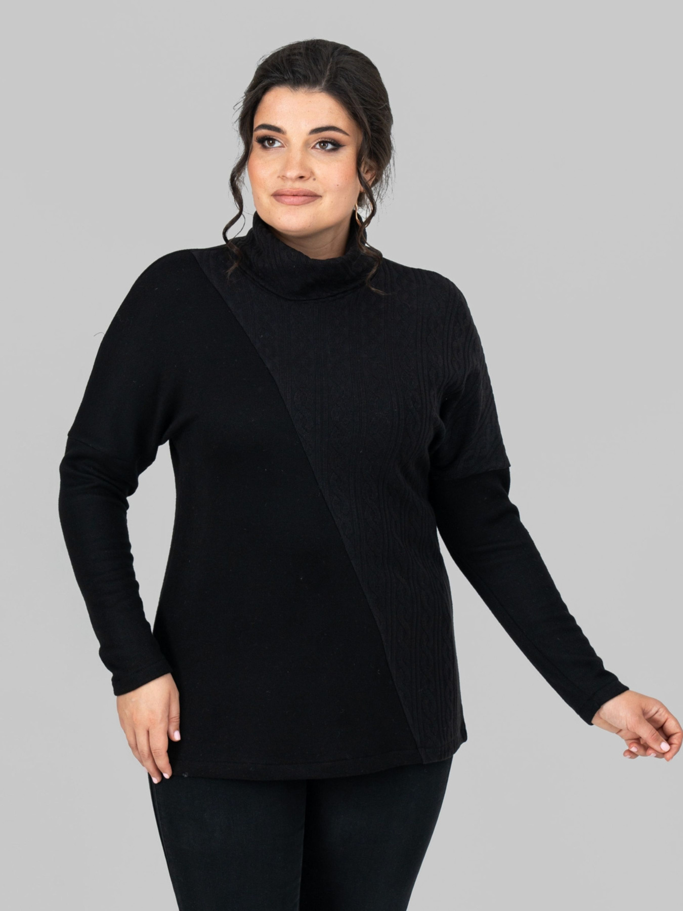 Туніка All Posa модель ap102131p-chornij Фото