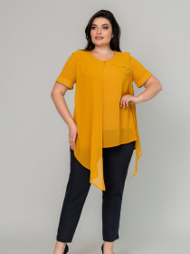 Туника All Posa Комплект (майка+накидка) модель ap101946p-grchicq Фото