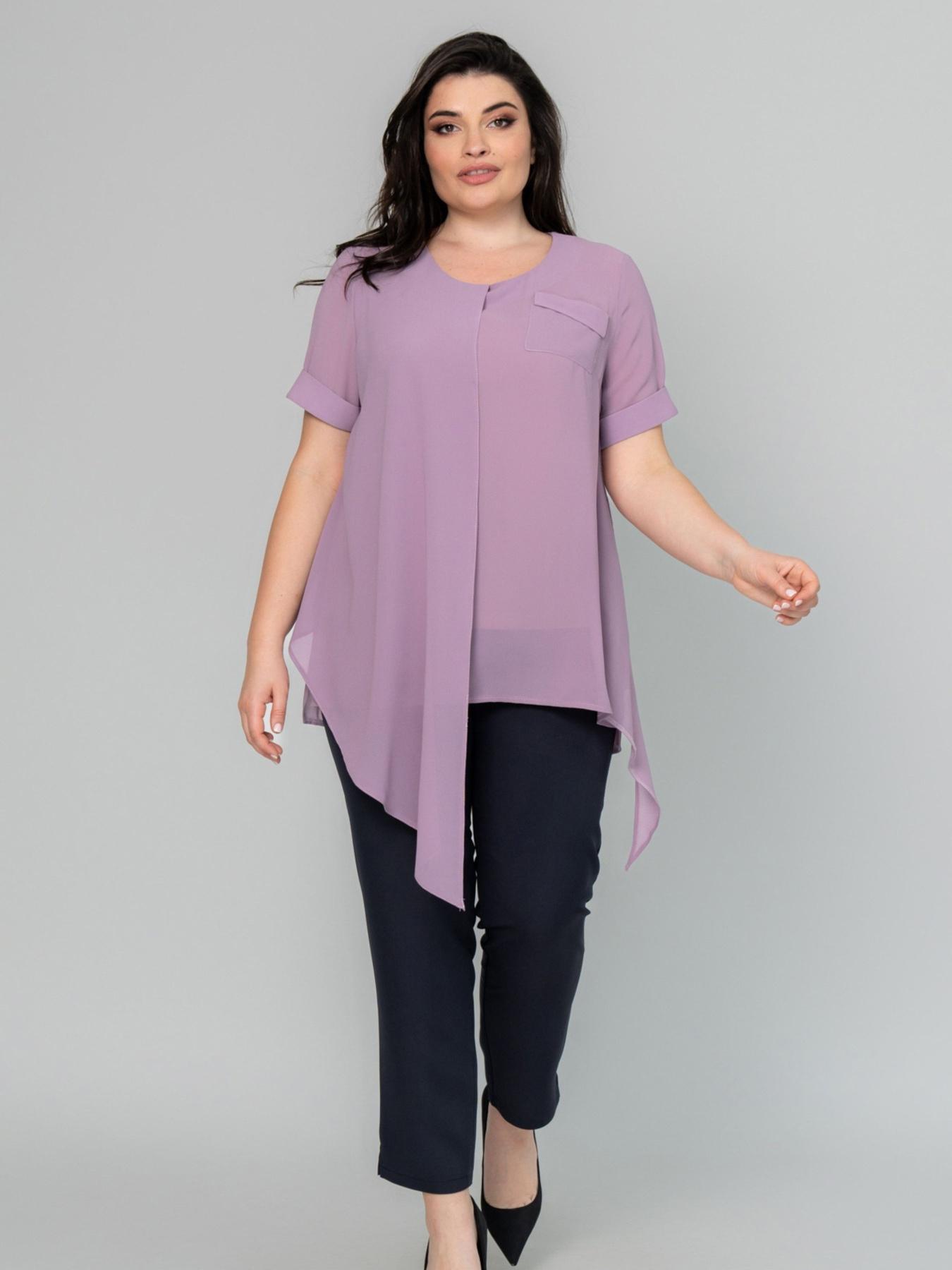 Туника All Posa Комплект (майка+накидка) модель ap101946p-pudra Фото