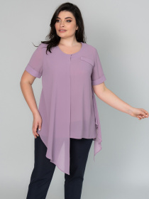 Туника All Posa Комплект (майка+накидка) модель ap101946p-pudra Фото